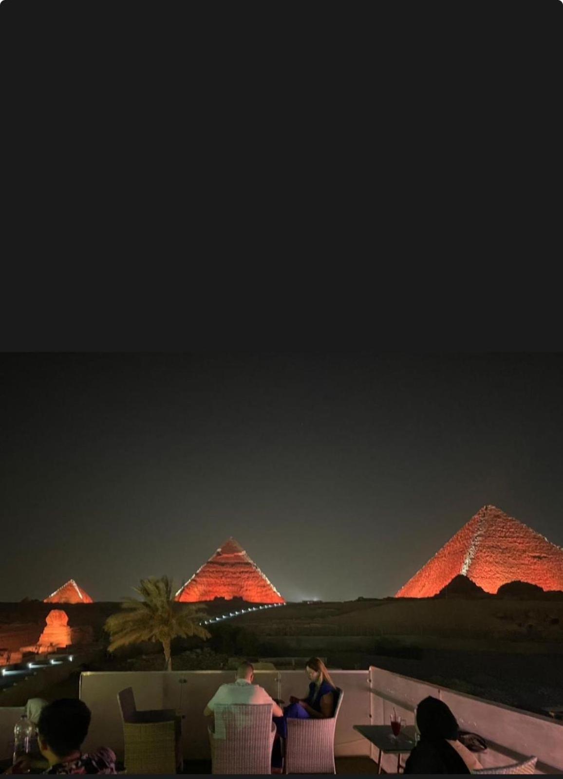 Great Scarab Pyramids View Otel Kafret el-Gabal Dış mekan fotoğraf